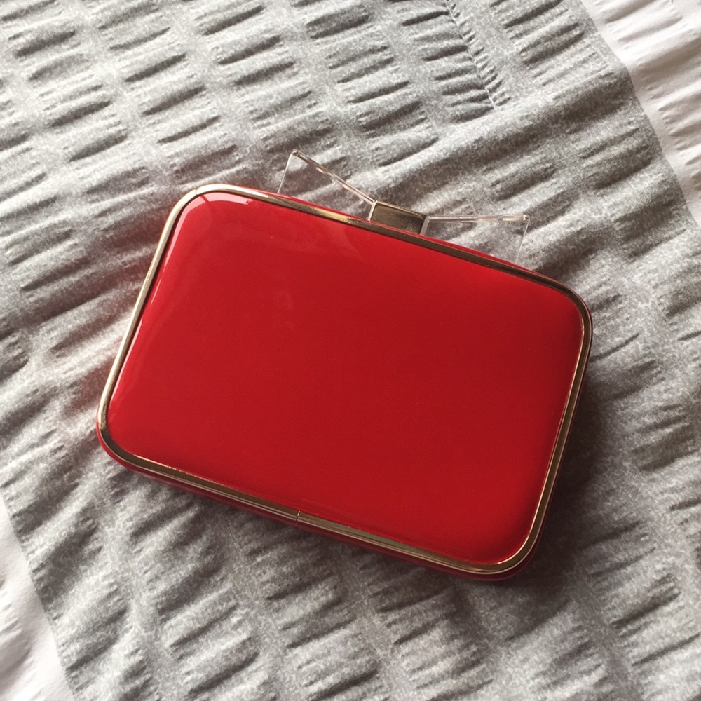 Urban Expressions Red Clutch NWOT
